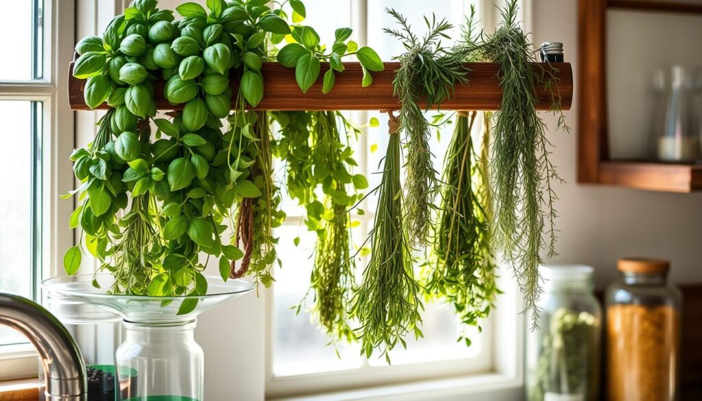 Herb drying techniques