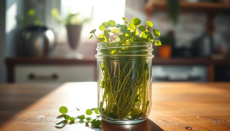 Mason Jar Microgreens Growing