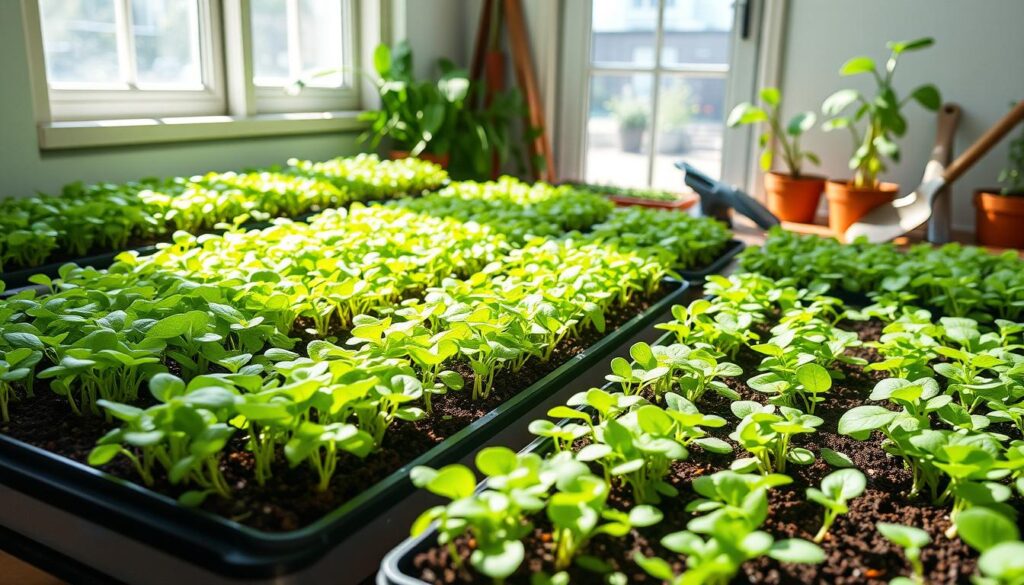 Soil-based microgreen production