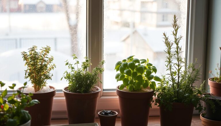 growing herbs in winter