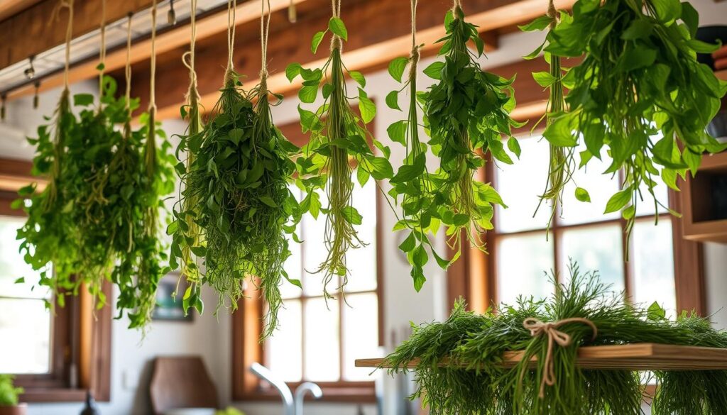 herb drying techniques